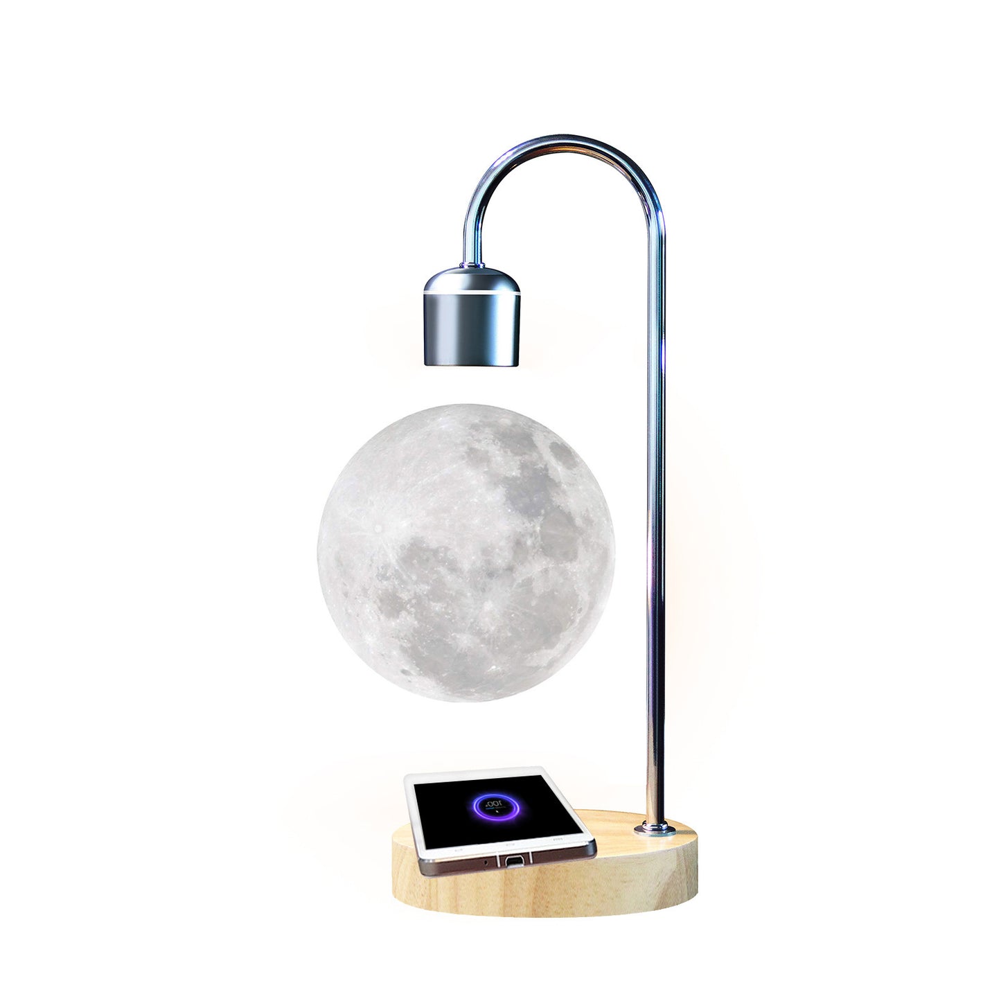 Lampada a Lievitazione Magnetica - Luna 3D